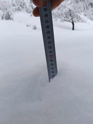 Çorum'da kar yağışı