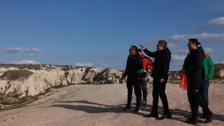 Kapadokya Alan Başkanlığı, ATV- UTV güzergahında incelemelerde bulundu