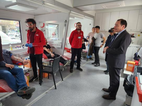 Çay'da kan bağış etkinliği
