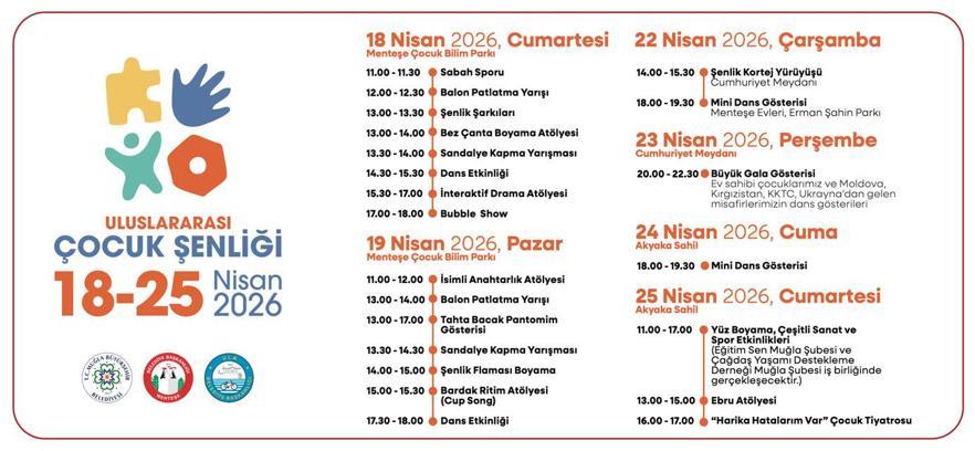 Muğla'da Uluslararası Çocuk Şenliği için geri sayım başladı