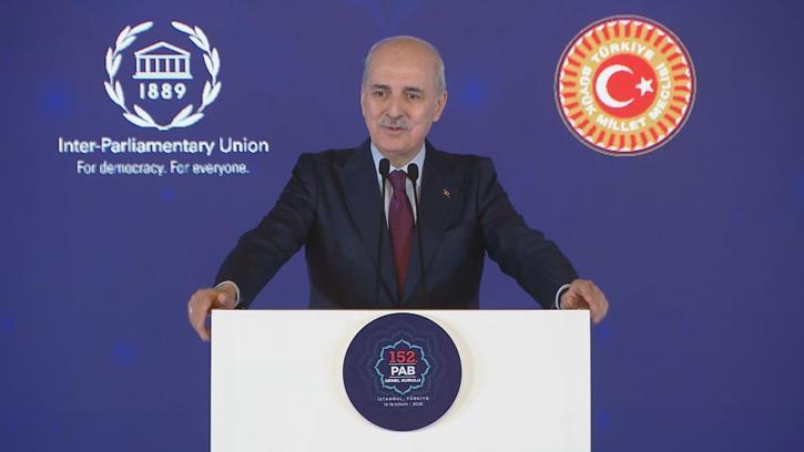 TBMM Başkanı Kurtulmuş: Parlamentolar Arası Birlik Toplantısı tarihi rekorlara şahit olmuştur