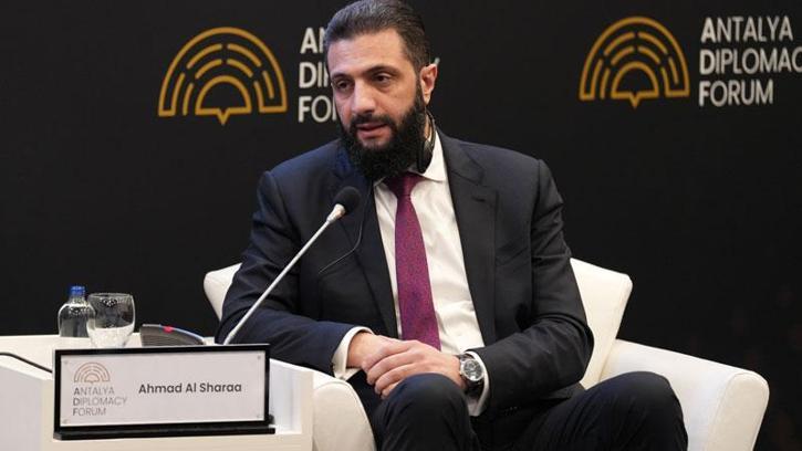Ahmed Şara: Suriye'nin kuzeyi yabancı askerlerden boşalmış durumda