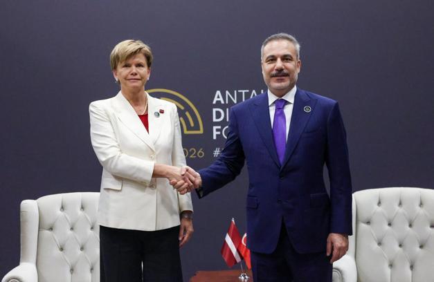 Bakan Fidan, Letonyalı mevkidaşı Braze ile görüştü