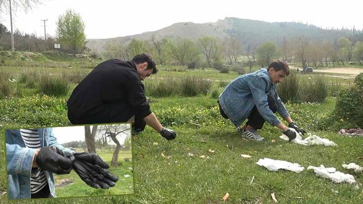 'Doğa fedaileri', dağ taş dolaşıp çöp topluyor