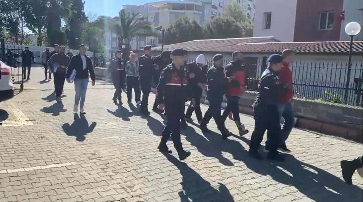 Aydın'da 226 milyon TL işlem hacimli yasa dışı bahis operasyonun 9 şüphelisi adliyede