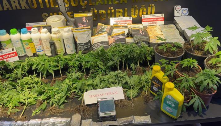 Aksaray’da uyuşturucu operasyonu: 4 kişi tutuklandı