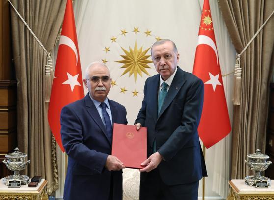 Cumhurbaşkanı Erdoğan, AYM Başkanı Özkaya'yı kabul etti