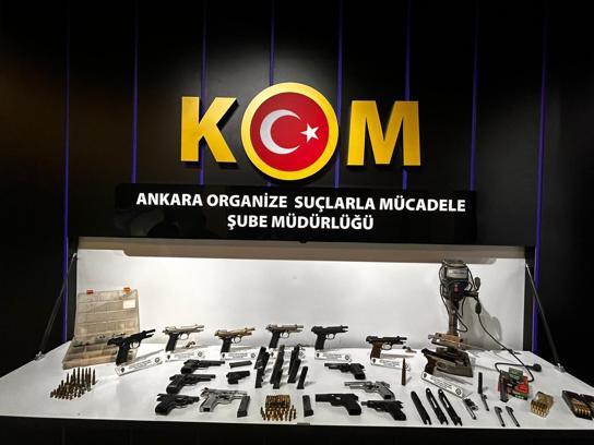 Ankara'da 'ruhsatsız silah' operasyonu: 8 gözaltı