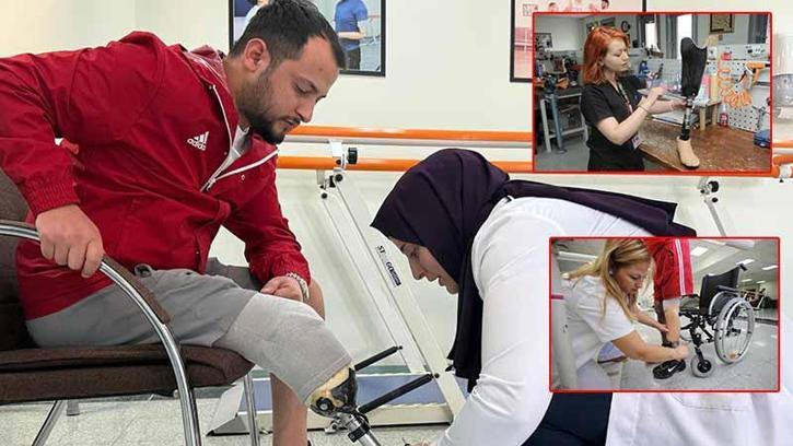 Gazileri hayata bağlayan merkez