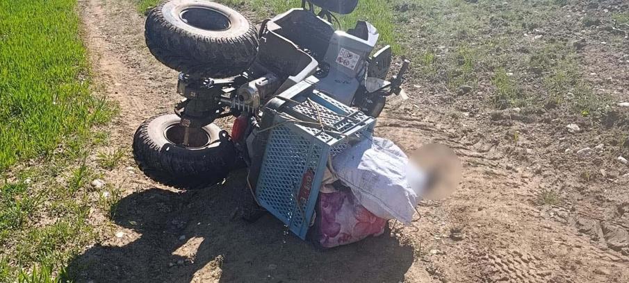 Devrilen ATV’nin altında kalan kadın hayatını kaybetti