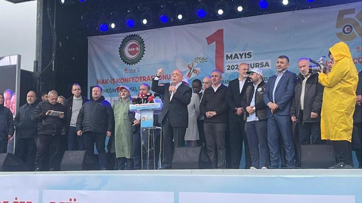 HAK-İŞ Genel Başkanı Arslan: İşverenlerin belirlediği asgari ücret, bizim asgari ücretimiz olamaz