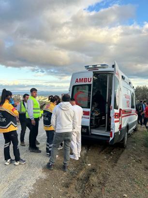 Çanakkale’de otomobil, uçurumdan dereye yuvarlandı: 1 yaralı