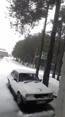 Osmaniye'nin yüksek kesimler beyaza büründü