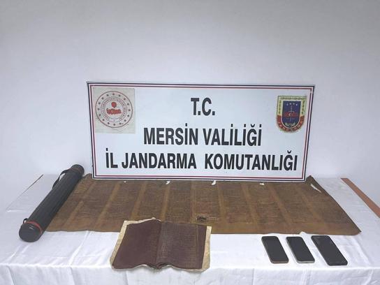 Tarsus'ta tarihi eser kaçakçılığı operasyonu: 2 gözaltı