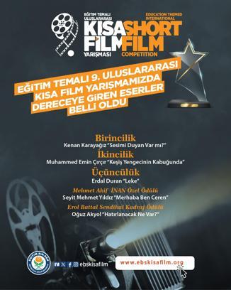 Eğitim temalı 9’uncu Uluslararası Kısa Film Yarışması sonuçları açıklandı