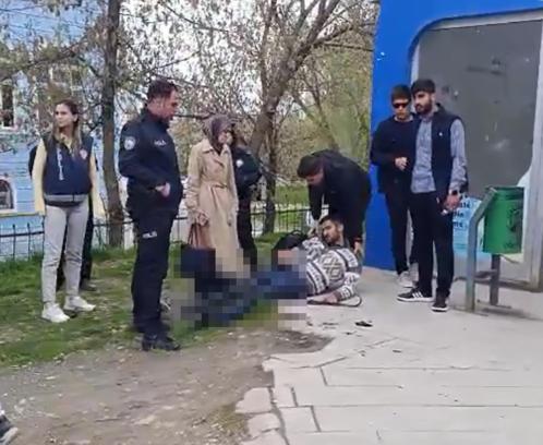 Adliyeye boşanma başvurusu yapmaya gelen eniştesini vurdu
