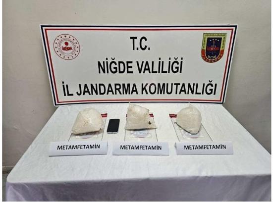 Bor'da uyuşturucu operasyonu