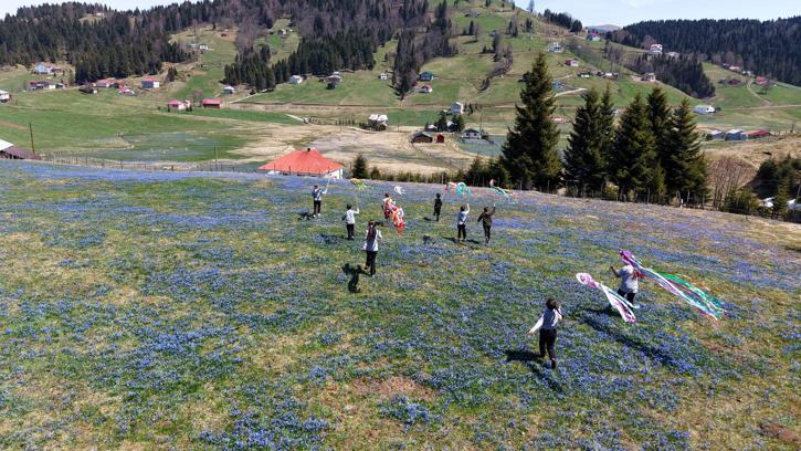 Yaylaya çıktılar, kitaba sarıldılar; ‘mavi yıldız’lar arasında ders/ Ek fotoğraflar
