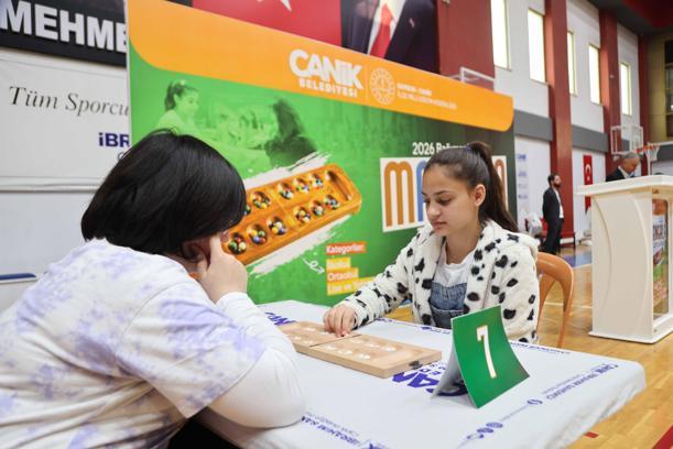 Canik'te mangala turnuvası coşkusu