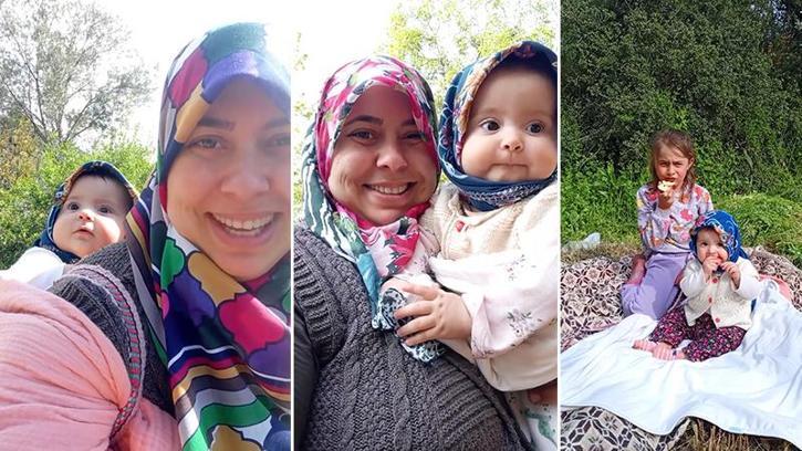 Annesi ile minik Gökçe'nin köy yaşamı, sanal medyada ilgi odağı oldu