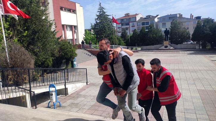 İnşaattan 100 bin lira değerinde elektrik kablosu çalan 2 şüpheli tutuklandı