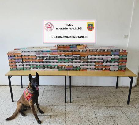 Mardin’de 4 milyon liralık kaçak sigara ele geçirildi