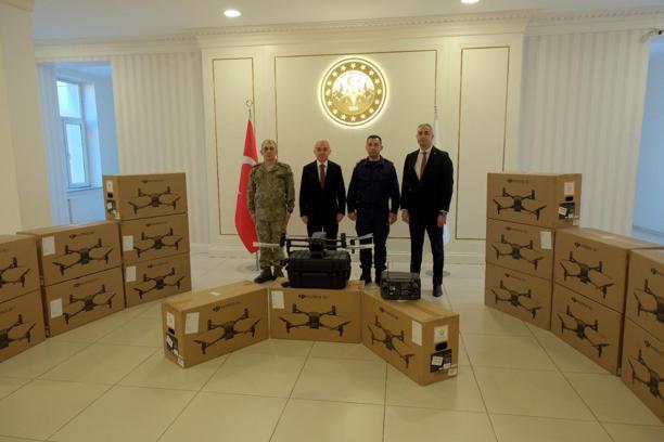 Kırklareli’de sınır güvenliğinde kullanılmak üzere 17 İHA desteği