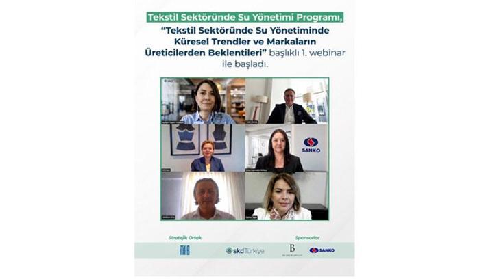 ‘Tekstil Sektöründe Su Yönetimi’ programı ilk webinarı ile başladı
