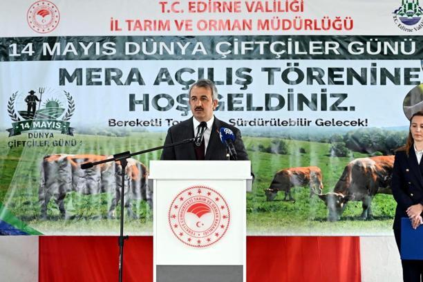 Edirne Valisi Sezer: 583 bin dekar meranın yarısı ıslah edildi