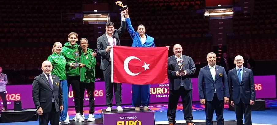 Milli tekvandocular, Avrupa Şampiyonası'nı zirvede tamamladı