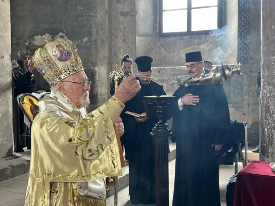 Fener Rum Patriği Bartholomeos, Nevşehir’de ayin yönetti