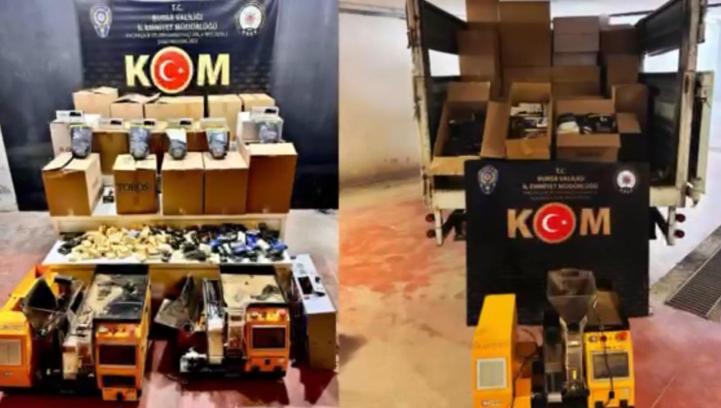 Bursa'da kaçak tütün operasyonu
