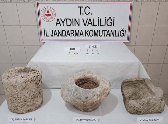 Aydın'da 'tarihi eser' operasyonu; 1 gözaltı