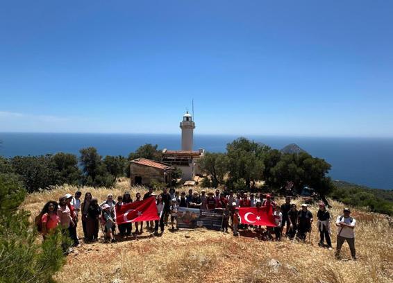 Gelidonya Feneri'nde SMA ve DMD hastası çocuklar için farkındalık yürüyüşü
