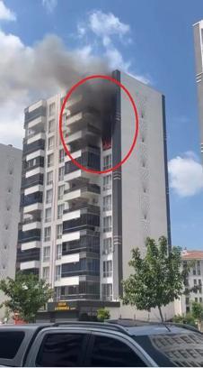 Diyarbakır'da 11 katlı binada yangın; 2 kişi dumandan etkilendi
