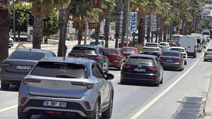 Bodrum’da son 36 saatte 25 binden fazla araç çıkış yaptı