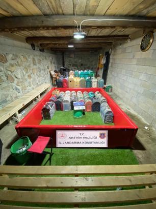 Artvin'de 'horoz dövüşü' operasyonu; 39 kişiye toplam 508 bin 248 TL ceza