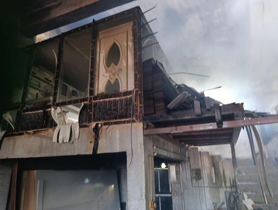 Ordu'da mobilya atölyesinde yangın