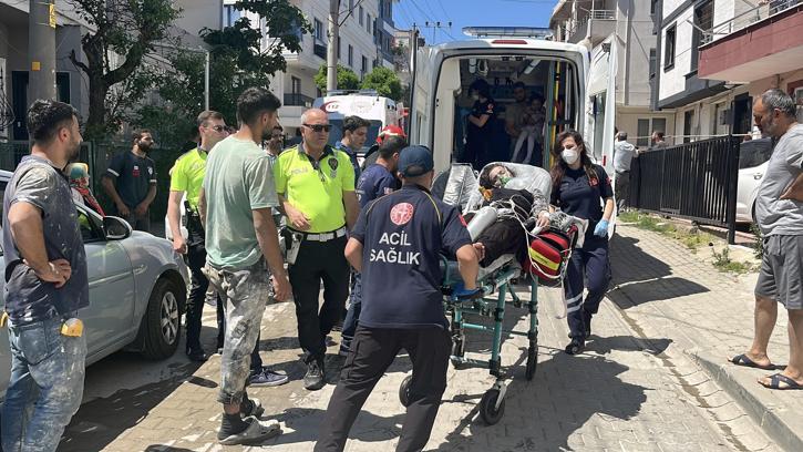 Hamile kadın ve 2 çocuğu yangında dumandan etkilendi