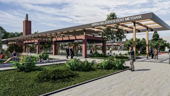 Gürsu Kent Meydanı projesinin önündeki son engel kaldırılıyor