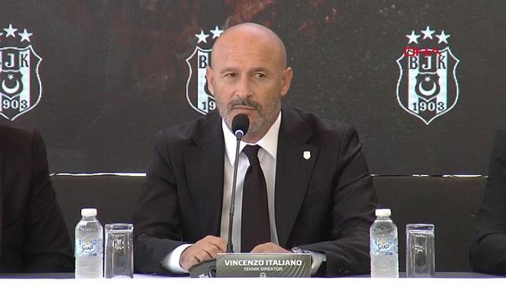 Beşiktaş, teknik direktörü Vincenzo Italiano için imza töreni düzenledi