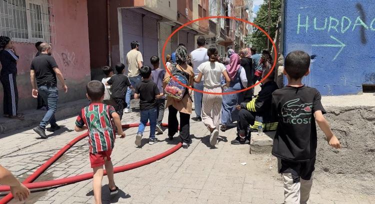 Diyarbakır'da yangın sonrası komşular arasında arbede