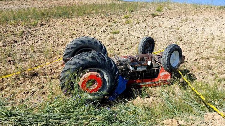 Nevşehir’de devrilen traktörün altında kalan çiftçi öldü