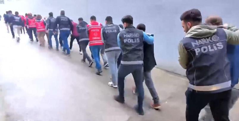 69 ilde uyuşturucu satıcılarına operasyon: 381 tutuklama