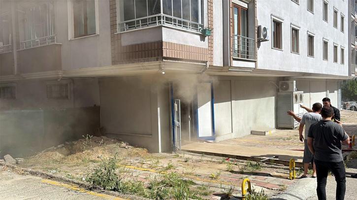 Çorlu’da market deposunda yangın, paniğe neden oldu