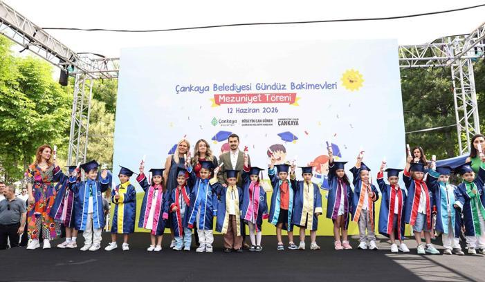 Çankaya Belediyesi kreşlerinde mezuniyet coşkusu