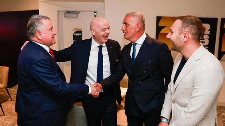 TFF Başkanı Hacıosmanoğlu, Infantino ve Isaac ile görüştü