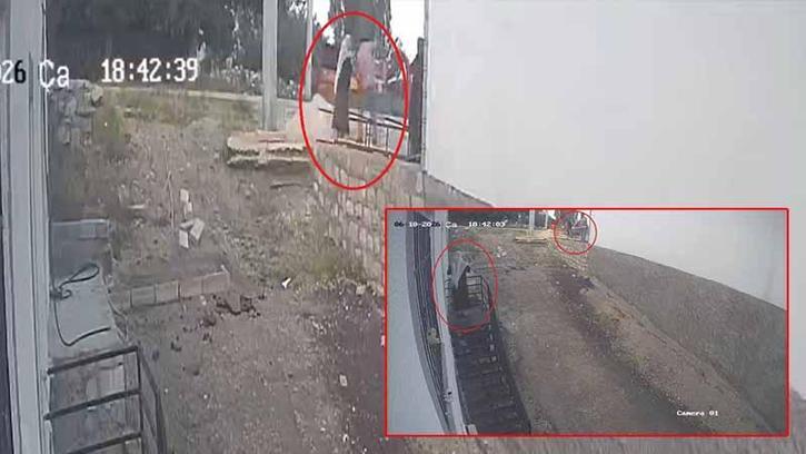 Engelli kızı için rampa isteyen kadına komşunun kürekli saldırısı kamerada; şüpheli tutuklandı