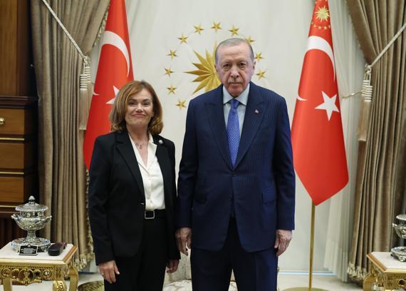 Cumhurbaşkanı Erdoğan, İspanya Anayasa Mahkemesi Başkan Vekili'ni kabul etti