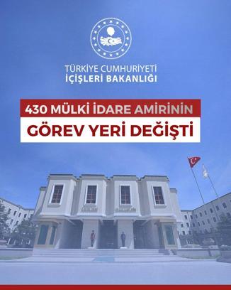 Mülki İdare Amirleri Atama Kararnamesi Resmi Gazete’de